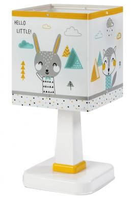 Dalber tafellamp Hello Little junior 29 cm E14 40W wit