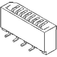 Molex 528080871 Female header (standaard) Totaal aantal polen: 8 Rastermaat: 1 mm Inhoud: 1 stuk(s) Tape on Full reel