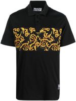 Versace Jeans Couture polo à imprimé baroque - Noir