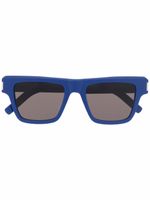 Saint Laurent Eyewear lunettes de soleil à monture oversize - Bleu - thumbnail