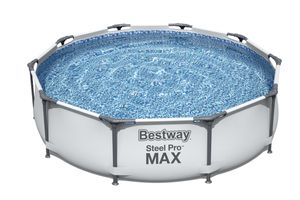 Bestway Zwembad steel pro max set rond 305 zwembad Incl. filterpomp (220-240V)