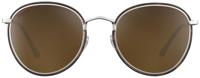 Solar zonnebril Money dames cat.3 ovaal staal bruin/bruin