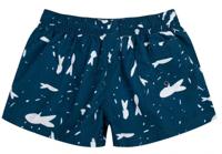 Little Indians zwembroek Fish jongens polyester blauw maat 110