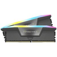 Corsair VENGEANCE RGB DDR5 Werkgeheugenset voor PC DDR5 32 GB 2 x 16 GB On-die ECC 5600 MHz 288-pins DIMM CL36-36-36-76 CMH32GX5M2B5600Z36K - thumbnail