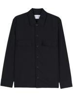 Calvin Klein Blouse met puntige kraag - Blauw