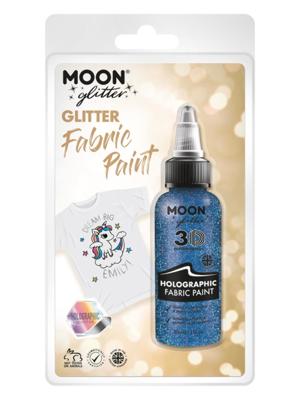 Moon Glitter Parelmoer Textielverf Blauw