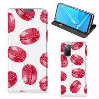 OPPO A52 | A72 Flip Style Cover Pink Macarons - thumbnail