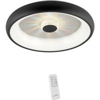 Just Light 14384-18 VERTIGO LED-plafondlamp LED 29 W Zwart - thumbnail