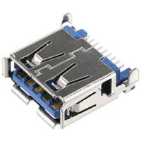 USB-connector Bus, inbouw horizontaal Shell DIP U3BU1ASMT2 econ connect 1 stuk(s)