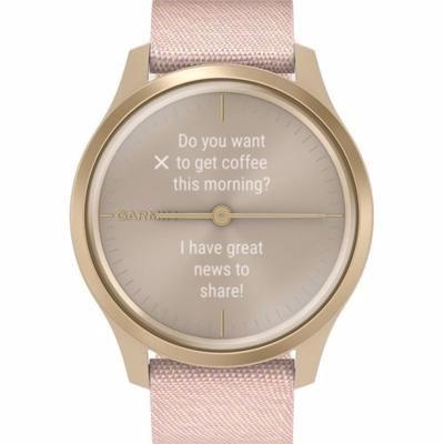 Garmin vivomove Style Champagne-Dust Rose, Fabric Smartwatch Roze
