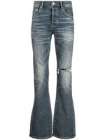 Purple Brand pantalon slim P004 à taille basse - Bleu