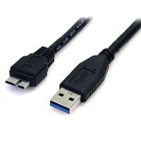 StarTech.com 50 cm zwarte SuperSpeed USB 3.0-kabel A naar micro B M/M - thumbnail