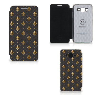 Samsung Galaxy Grand Prime Telefoon Hoesje Franse Lelie Samsung Galaxy Grand Prime Telefoon Hoesje Franse Lelie