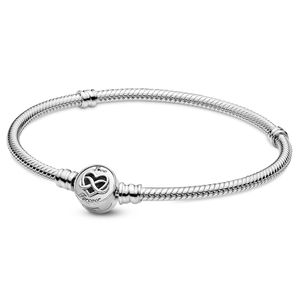 Pandora Moments 599365C00 Armband Heart Infinity Clasp zilver 21 cm