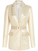 Silvia Tcherassi Sube polka dot-pattern blazer - Or