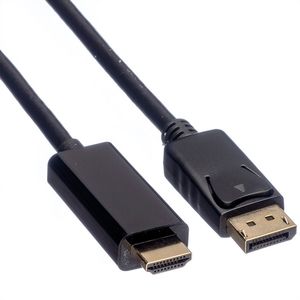 ROLINE 11.04.5785 video kabel adapter 1 m DisplayPort Zwart