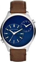 Horlogeband Armani Exchange AX2162 Leder Bruin 22mm - thumbnail