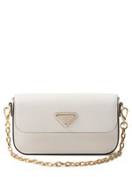 Prada sac porté épaule Emblème - Blanc