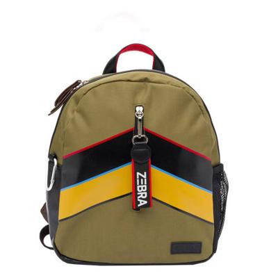 Zebra Trends rugzak Stripes kaki/zwart