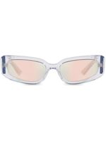 Dolce & Gabbana Eyewear lunettes de soleil à monture rectangulaire transparente - Tons neutres - thumbnail