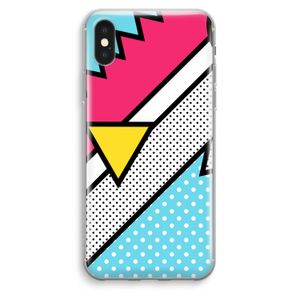 Pop Art #3: iPhone XS Max Transparant Hoesje