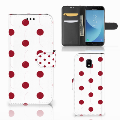 Samsung Galaxy J5 2017 Book Cover Cherries