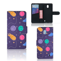 Nokia 1 Plus Wallet Case met Pasjes Space - thumbnail