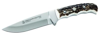 Puma Knives jachtmes 22,1 cm RVS/hout zilver/zwart Puma Knives jachtmes 22,1 cm RVS/hout zilver/zwart