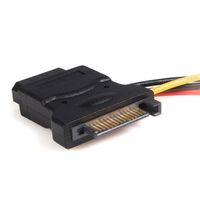 StarTech.com SATA naar LP4 Verloopkabel Voeding met 2 extra LP4 - thumbnail