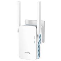 Cudy AC1200 Mesh WLAN repeater Mesh 1200 Mbps 5GHz/2,4 GHz WiFi Extender met stekker, signaalweergave, interne antennes, wit RE1200