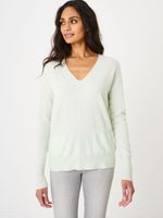 Organisch cashmere trui met voorzakken