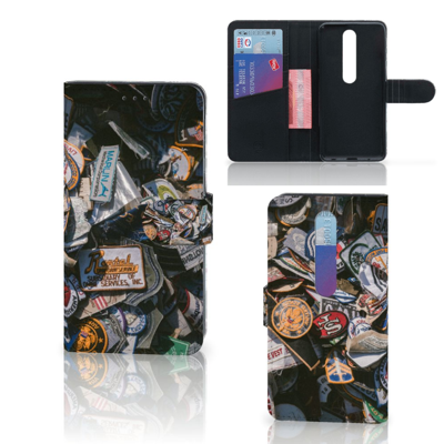 Nokia 6.1 (2018) Telefoonhoesje met foto Badges