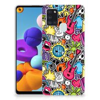 Samsung Galaxy A21s Silicone Back Cover Punk Rock - thumbnail