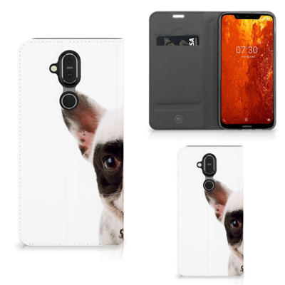 Nokia 8.1 Hoesje maken Franse Bulldog Nokia 8.1 Hoesje maken Franse Bulldog
