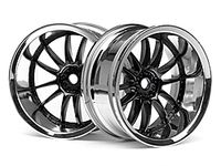 Work xsa 02c wheel 26mm chrome/black (9mm offset)