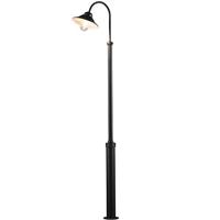 Konstsmide Vega 560-750 staande lamp/B: 30cm D: 55cm H: 240cm / 1x60W / IP23 / gelakt aluminium/matzwart