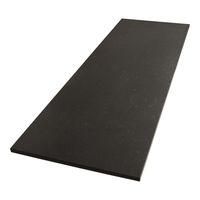 Saniclass Corestone wastafelblad 140x46x2cm zonder kraangat Natuursteen Basalt 2828