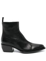 Golden Goose bottines Debbie en cuir 45 mm - Noir - thumbnail