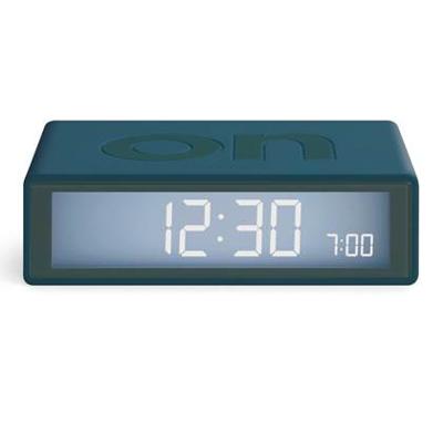 Lexon Flip Travel Wekker - Eendenblauw
