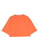 Marni Kids t-shirt à logo en perles - Orange