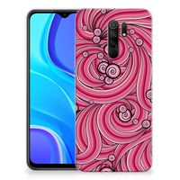 Xiaomi Redmi 9 Hoesje maken Swirl Pink - thumbnail