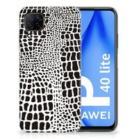 Huawei P40 Lite TPU Hoesje Slangenprint