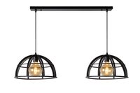 Lucide Dikra hanglamp 110cm 2x E27 zwart