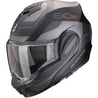 SCORPION EXO-Tech Evo Pro Commuta Mat, Systeemhelm, Zwart-zilver