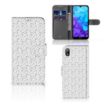 Huawei Y5 (2019) Telefoon Hoesje Stripes Dots - thumbnail