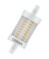 OSRAM 4058075432611 LED-lamp Energielabel E (A - G) R7s Ballon 8.2 W = 75 W Warmwit (Ø x l) 29 mm x 78 mm 1 stuk(s) - thumbnail