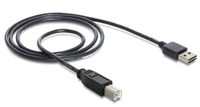 DeLOCK 3m USB 2.0 A - B m/m USB-kabel USB A USB B Zwart - thumbnail