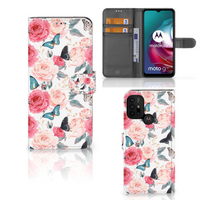 Motorola Moto G10 | G20 | G30 Hoesje Butterfly Roses