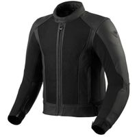 REV'IT! Ignition 4 H2O jacket, Leren motorjas, Zwart - thumbnail