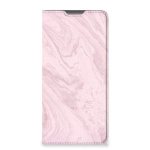 Motorola Moto G52 | Moto G82 Standcase Marble Pink - Origineel Cadeau Vriendin